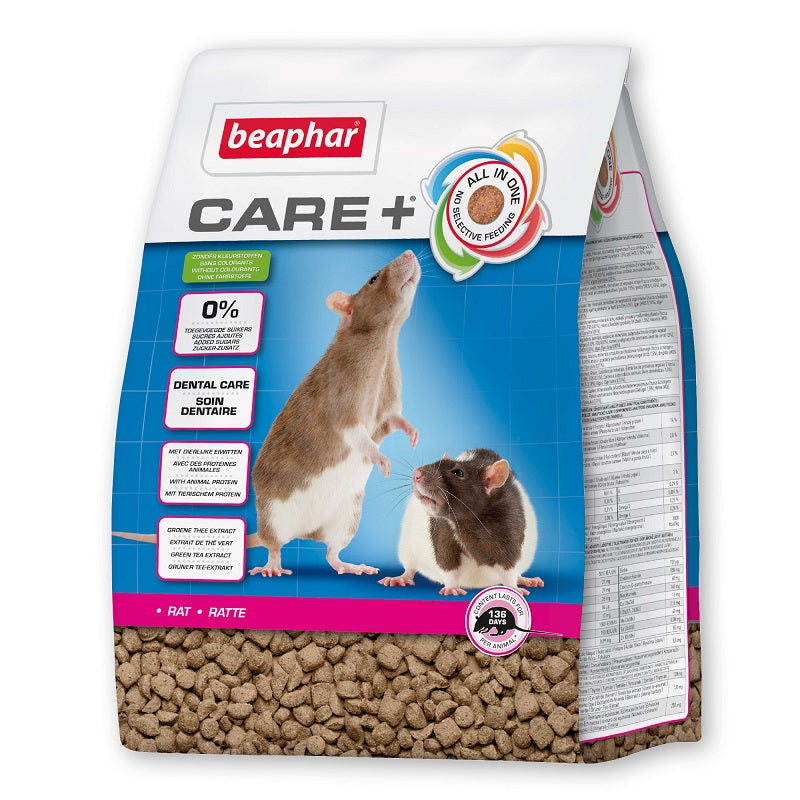 Beaphar Care+ Rat, 1.5 kg Complete Food for Rats