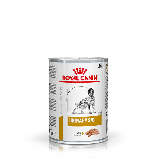 ROYAL CANIN® Veterinary Diet Urinary S/O Alimento húmedo para perros adultos, 410 g