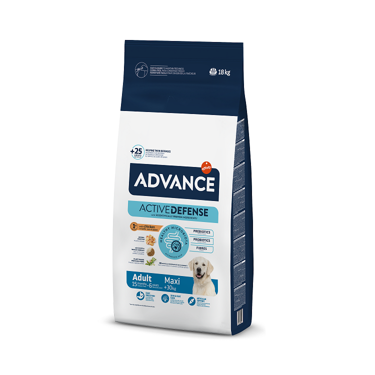 Advance Dog Maxi Adult Dry Dog Food With Chicken, 18kg