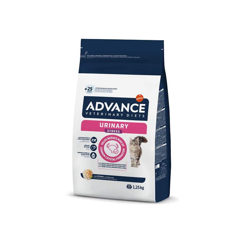 Advance Vet Cat Urinary Stress Dry Cat Food, 1.25kg