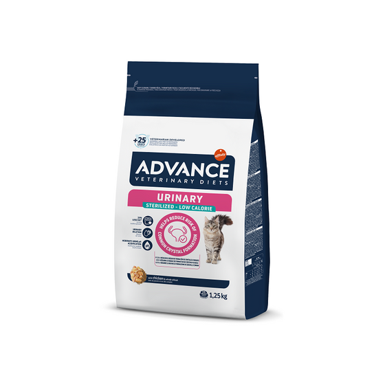 Advance Vet Cat Urinary Low Calories Dry Cat Food, 1.25kg