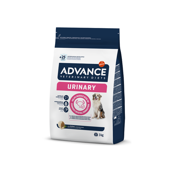Advance Vet Dog Urinary Dry Dog Food, 3kg