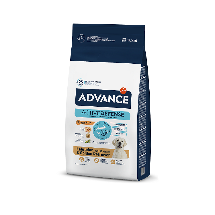 Advance Dog Labrador Dry Dog Food With Chicken, 11.5kg