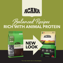Acana Dog Senior Dry Dog Food for Seniors, 11.4kg