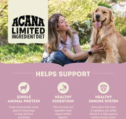 Ontario Dog Senior Mini nourriture sèche pour chiens avec agneau et riz, 2,25 kg