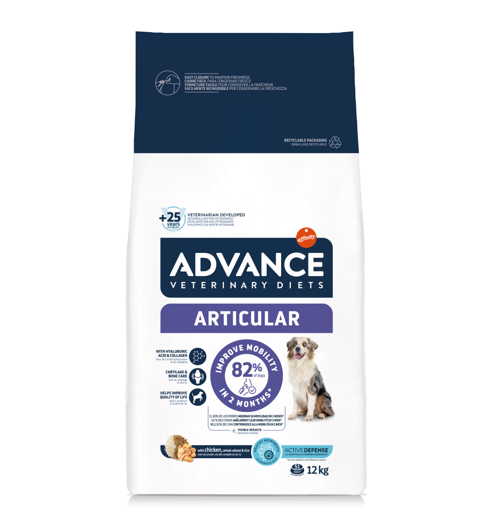 Advance Vet Chien Articular Care Croquettes Sèches Pour Chiens Avec Poulet, 12kg