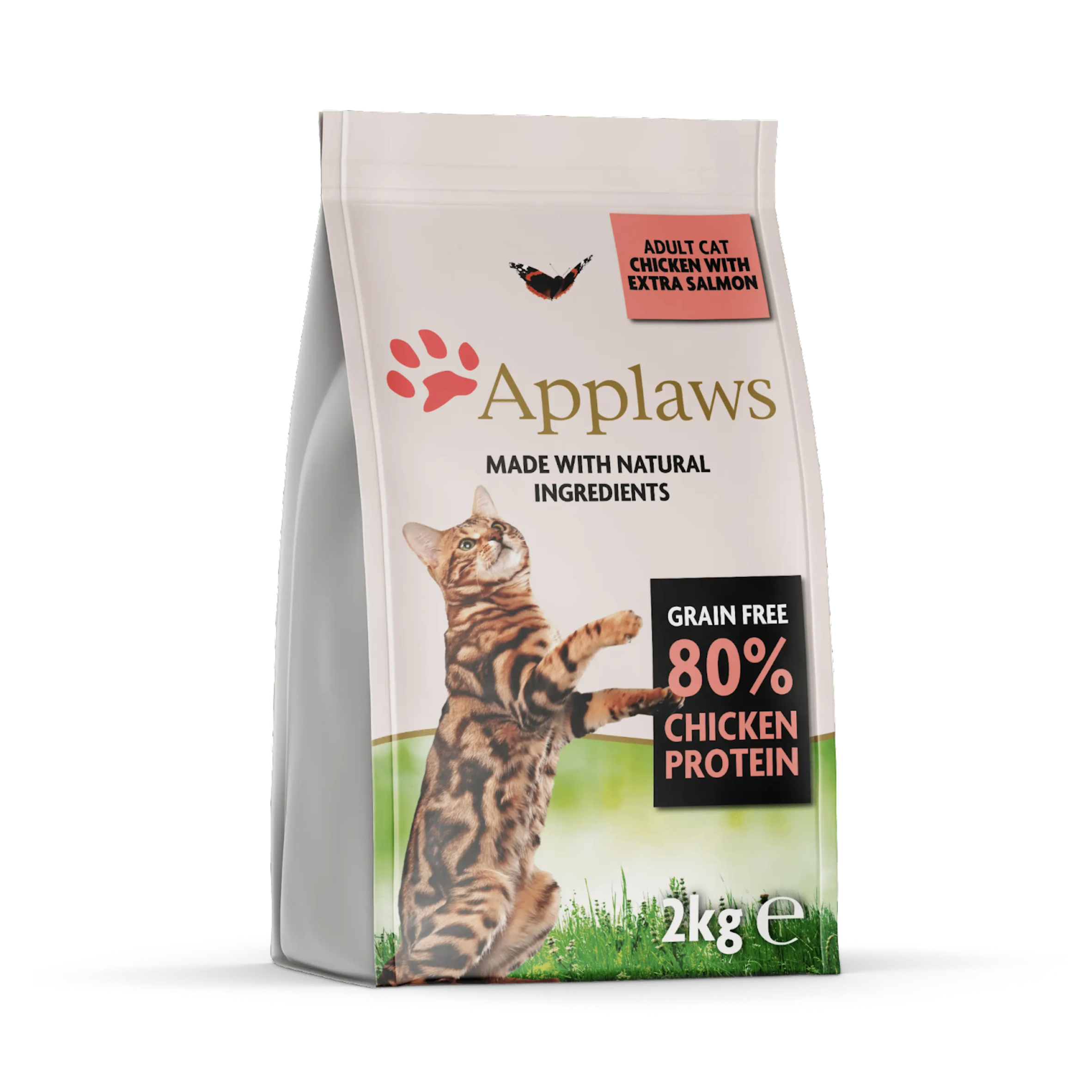 Applaws Adult Dry Cat Food - Chicken with Extra Salmon, 2 kg