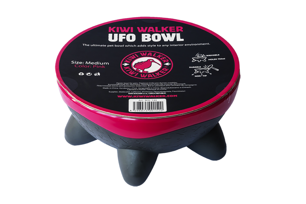 KIWI WALKER UFO Bowl Plastic Bowl for Cats