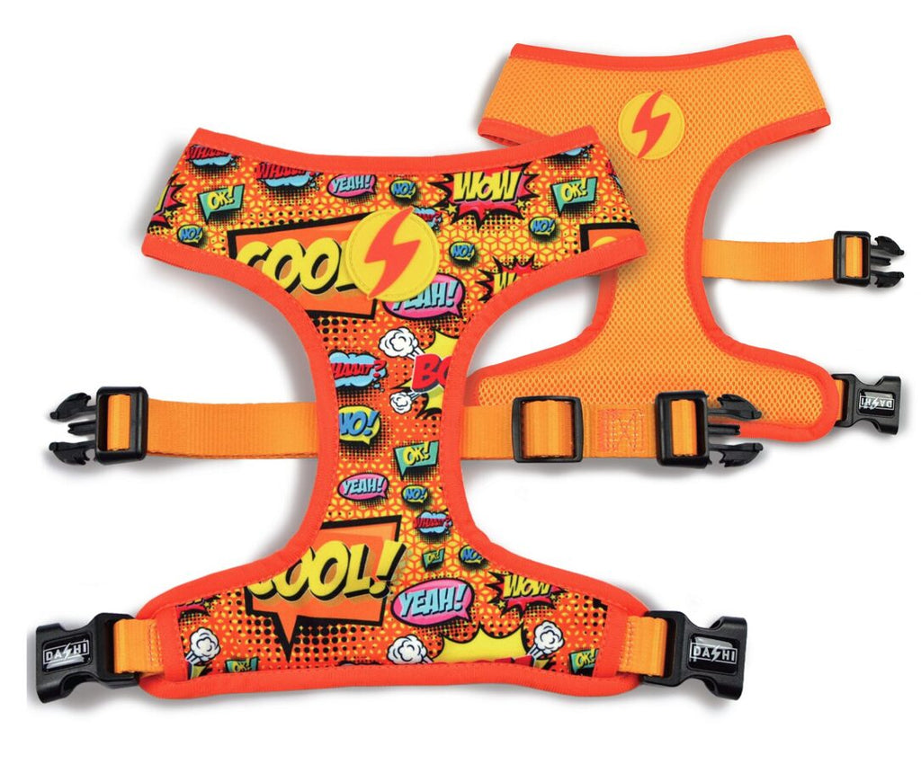 Dashi BOOM Reversible NeoMesh Harnesses for Dogs and Cats