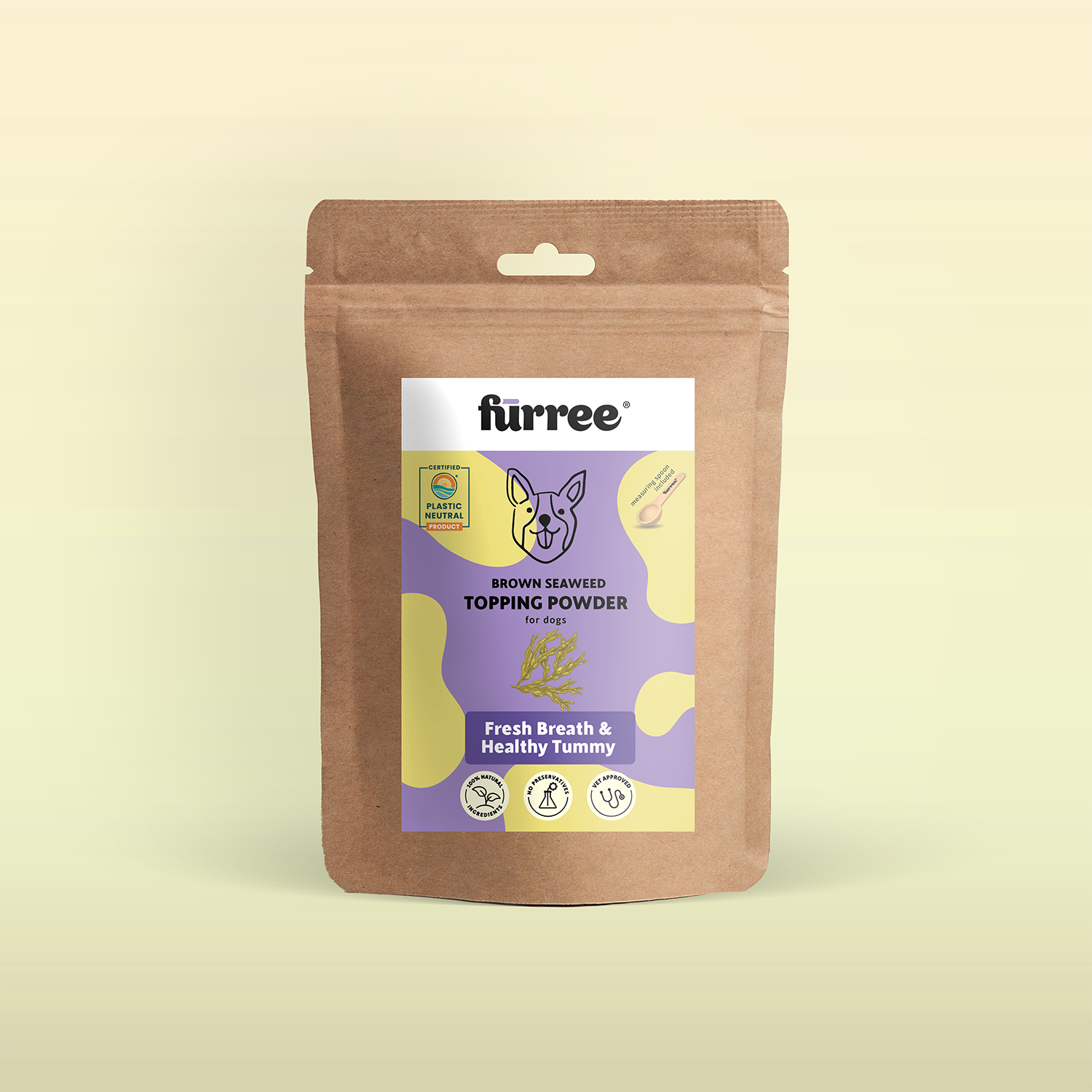 Fürree Brown Seaweed Natural Superfood For Dogs Immune System, 100g