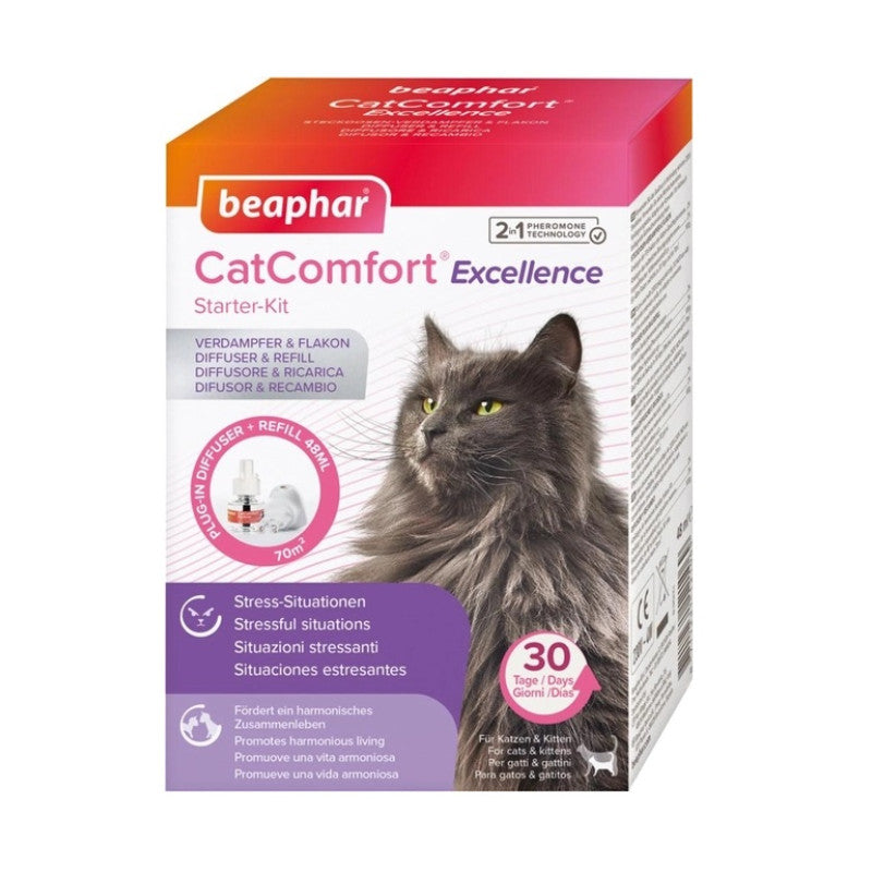 Beaphar CatComfort® Excellence Difusor Calmante para Gatos, 48ml