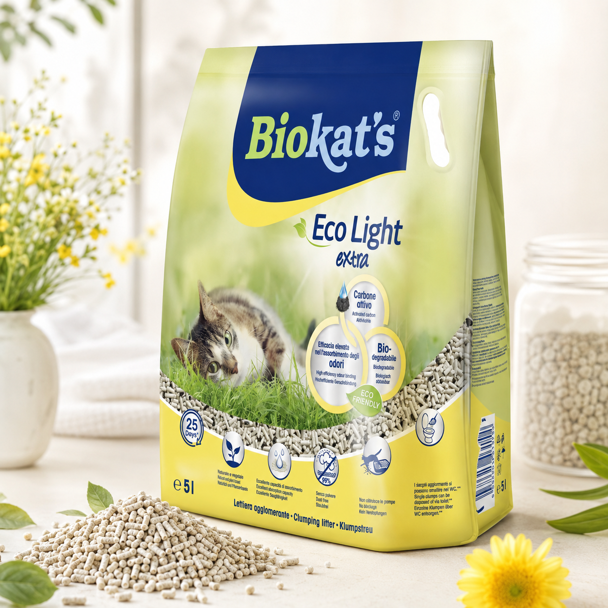Tofu Gimborn Biokats ECO Light EXTRA Cat Litter, 5l