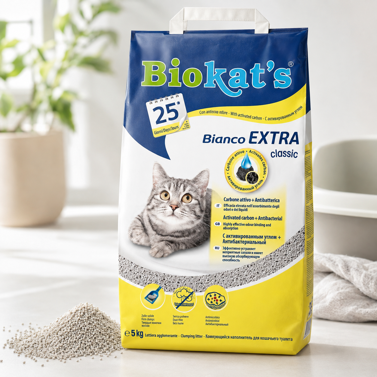 Gimborn Biokats Micro Bianco Fresh Cat Litter, 6l