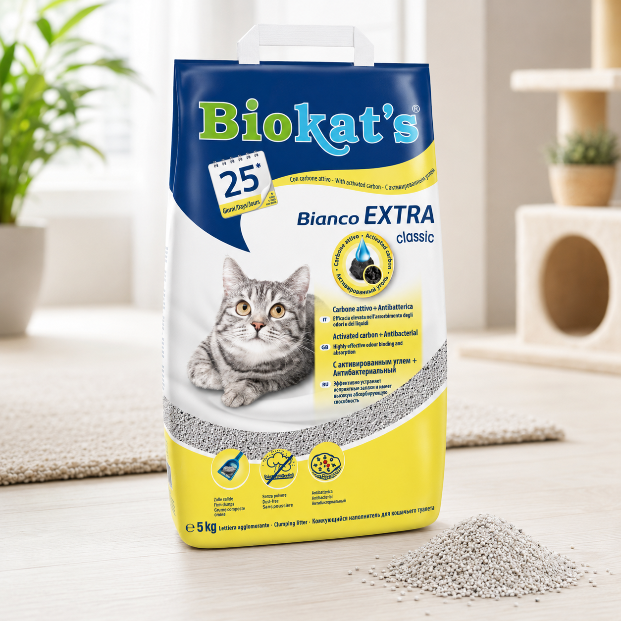 Gimborn Biokats Bianco Extra Cat Litter, 5kg