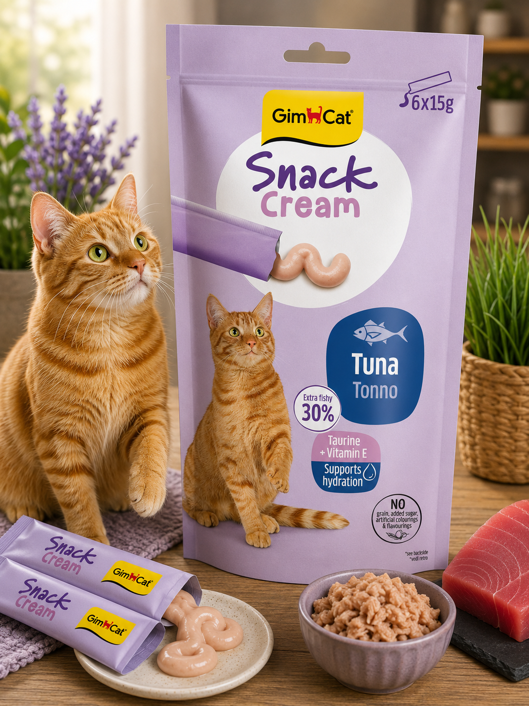 Gimborn Snack Cream with Tuna, 6x15g