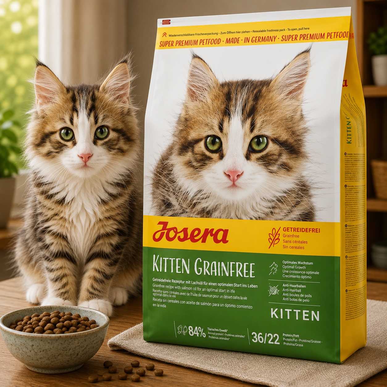 Josera SP Kitten Grainfree Dry Cat Food, 400g