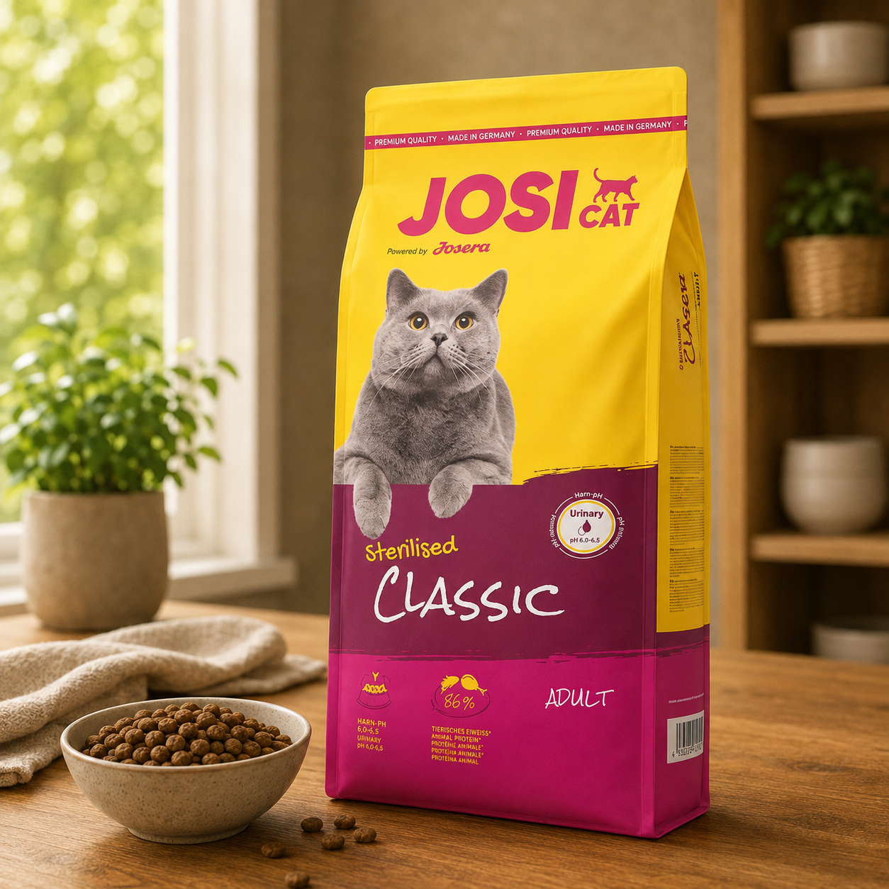 Josera P JosiCat Sterilised Classic Dry Cat Food, 1,9kg