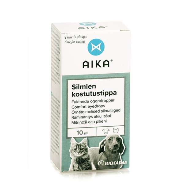 Biofarm Aika Comfort Eyedrops for Dogs, Cats, 10ml