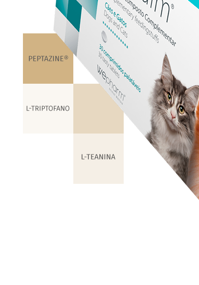 Wepharm® WeCalm® Dabīga, nomierinoša papildbarība suņiem un kaķiem, 30 tabletes