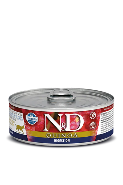 Farmina N&D Cat Quinoa Lamb Digestion, Wet Cat Food, 80g