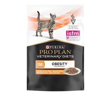 Purina PRO PLAN® Feline OM ST/OX Obesity Management Wet Cat Food, 85g