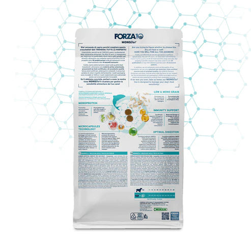 Forza10 MonoDiet Medium Diet Adult Dog Dry Food with Fish, 12kg