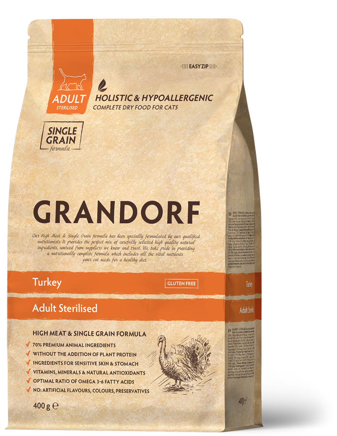 Pienso Seco para Gatos Ontario Esterilizado con Salmón, 2 kg