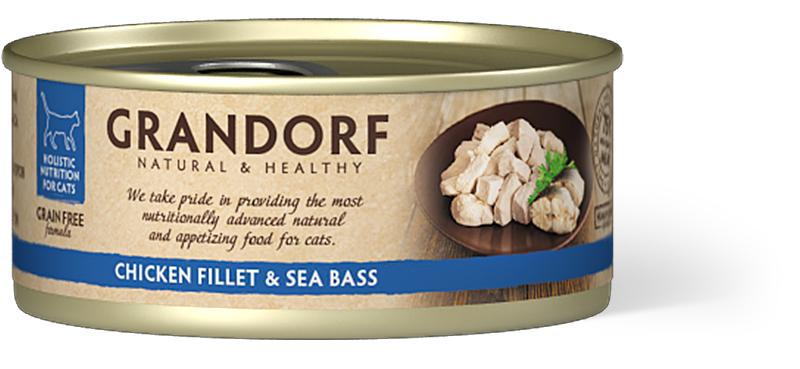 Grandorf Chicken Breast & See Bass 70g