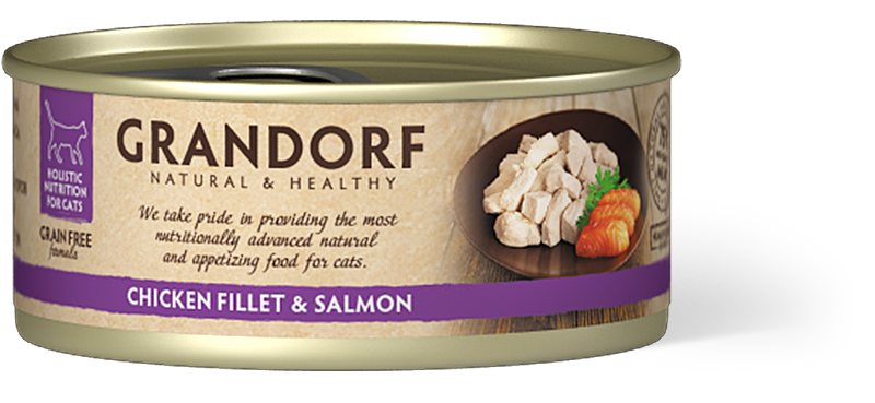 Grandorf Chicken Breast & Salmon 70g