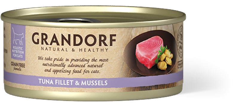 Grandorf Tuna Fillet & Mussels 70g