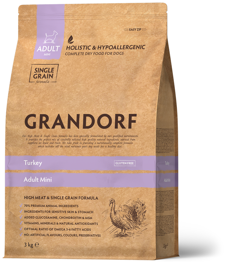 Grandorf Turkey Adult Mini Breeds 1kg