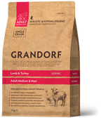 Grandorf Lamb & Turkey Medium & Maxi Breeds 10kg