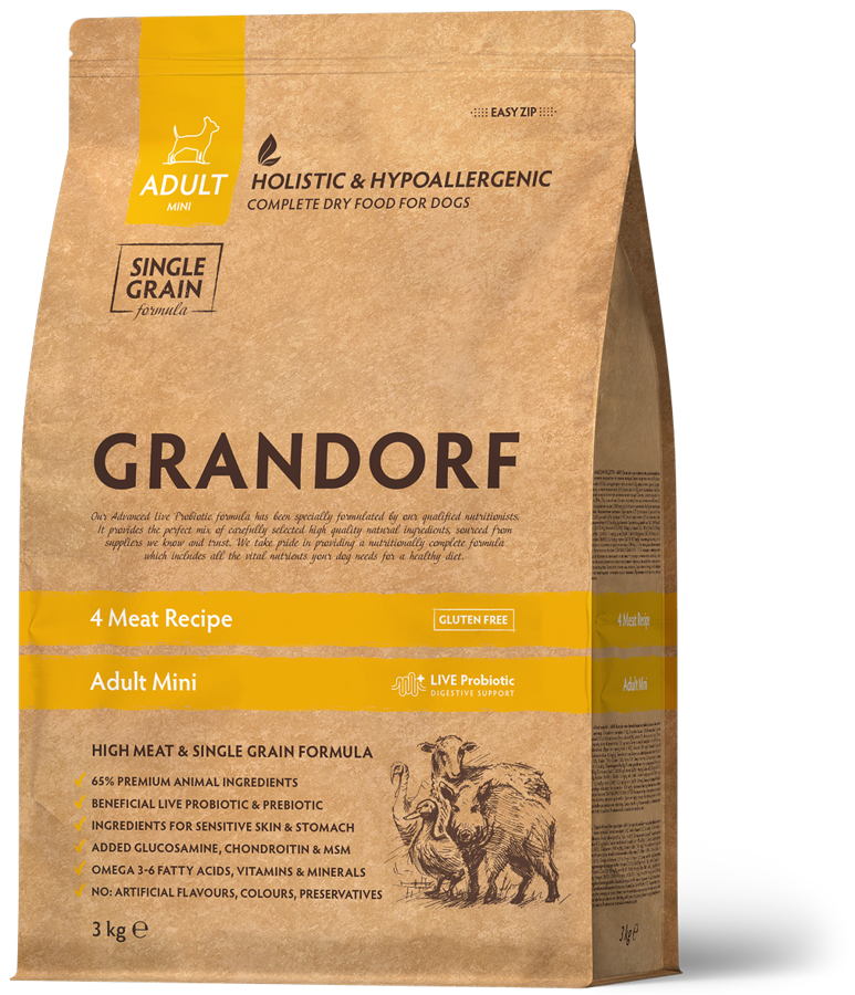 Ontario Dog Senior Mini Alimento seco para perros con cordero y arroz, 2,25 kg
