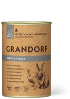 GRANDORF Dog Rabbit & Turkey 400g