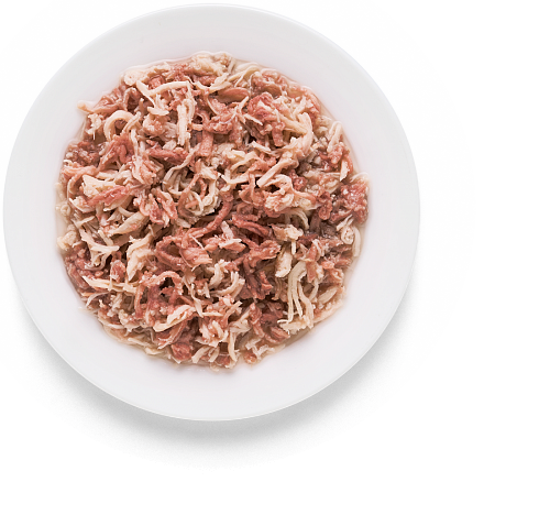 Ontario Herb Nassfutter für Katzen mit Huhn und Schinken, 80 g