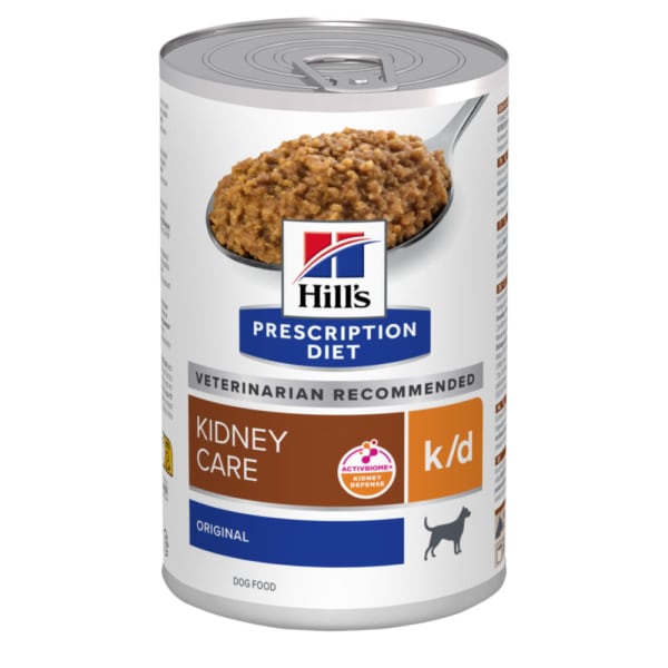 Hill's k/d Kidney Care Nassfutter für Hunde mit Leber, 370 g