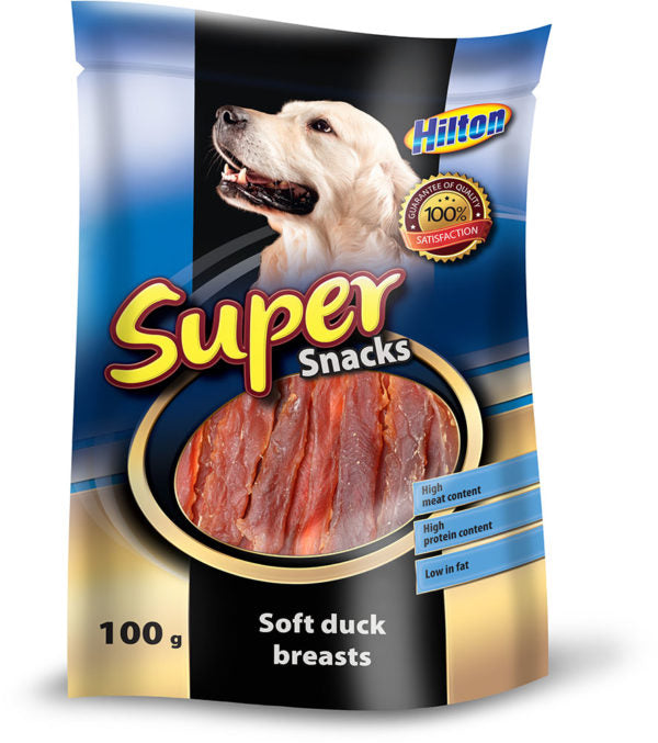 Hilton Super Snack Soft Duck Breasts, 100g