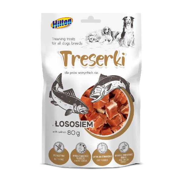 Hilton Training Treats For All Dogs With Salmon, 80g