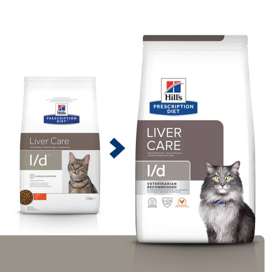 Hill's l/d Liver Care Cat Dry Food With Chicken, 1,5kg