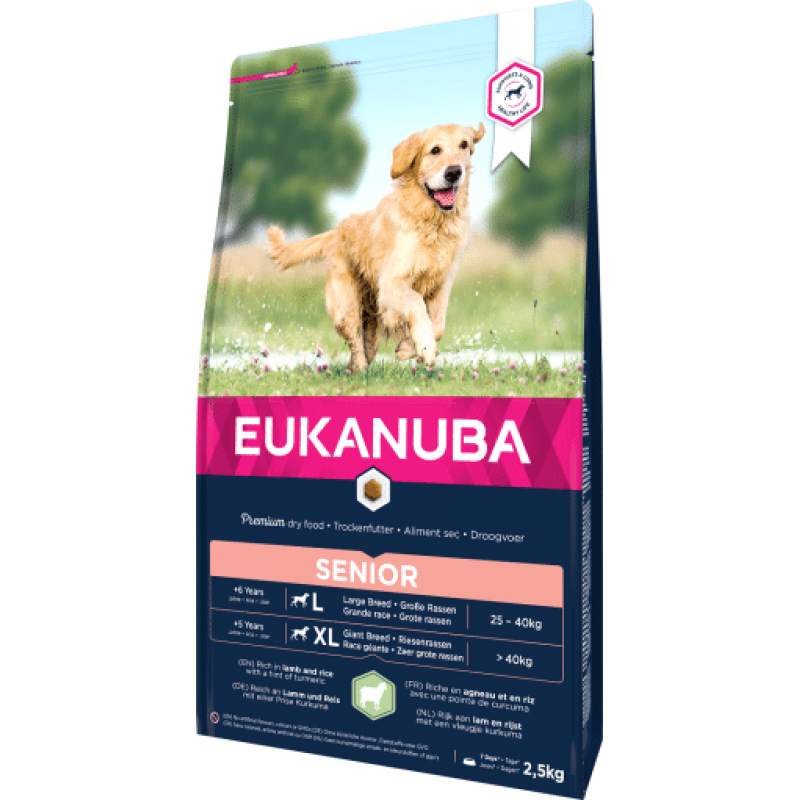 Eukanuba Senior Large Lamb and Rice, 12 kg