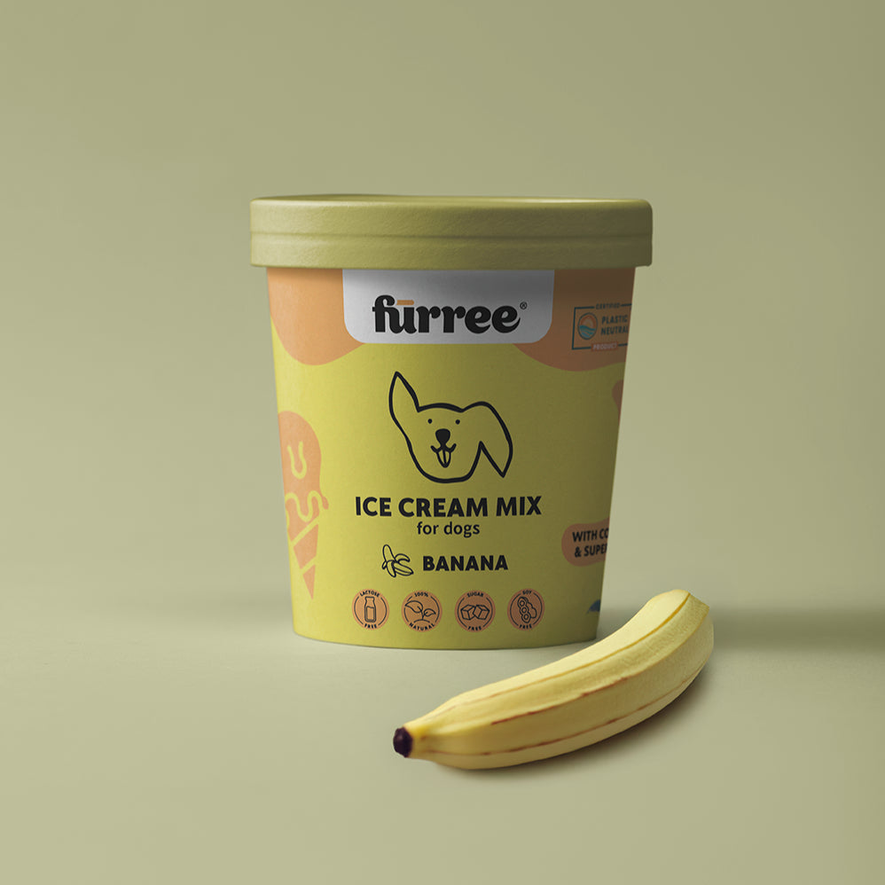 Fürree Ice Cream Mix for Dogs – Banana