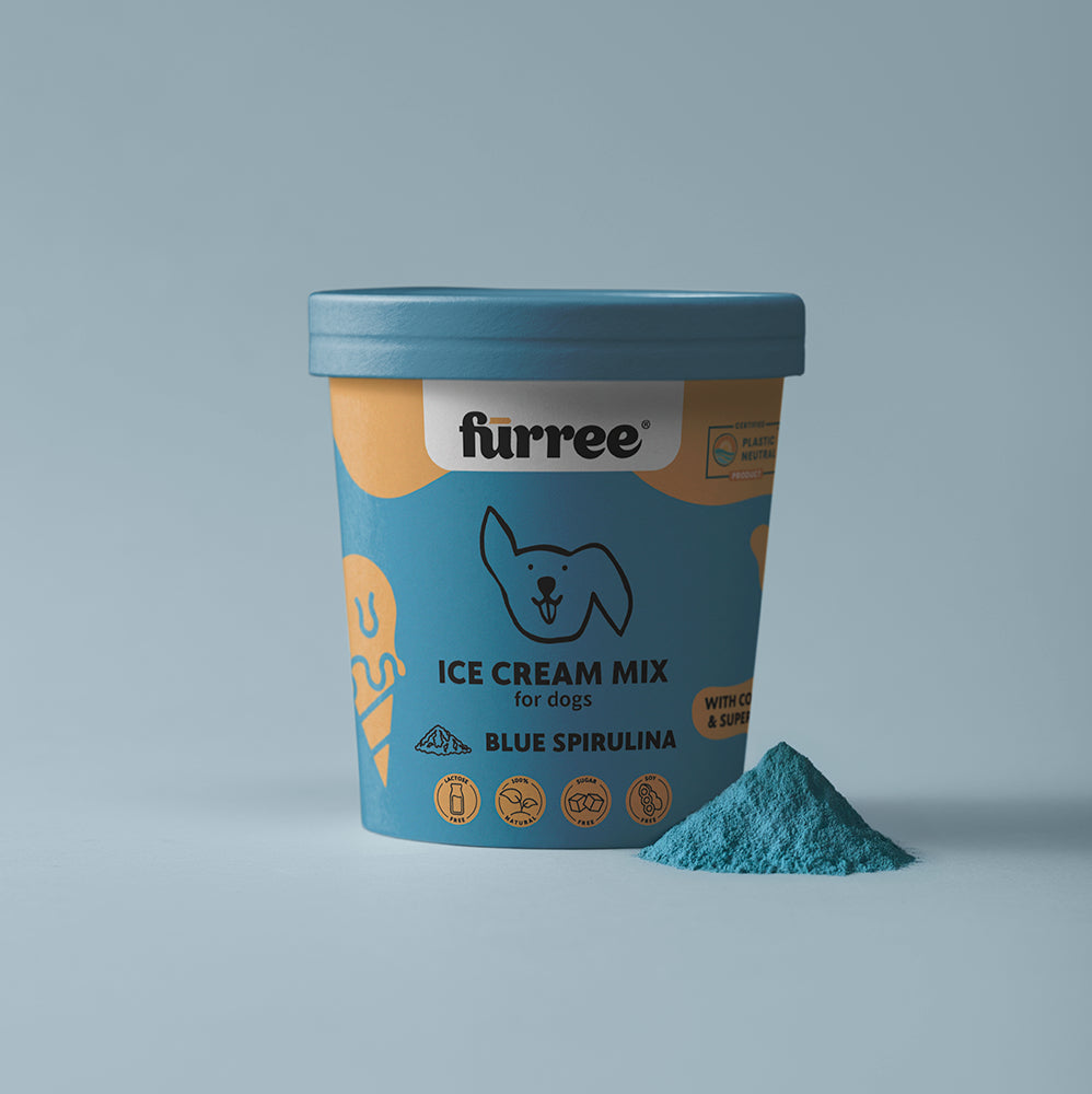 Fürree Ice Cream Mix for Dogs – Blue Spirulina
