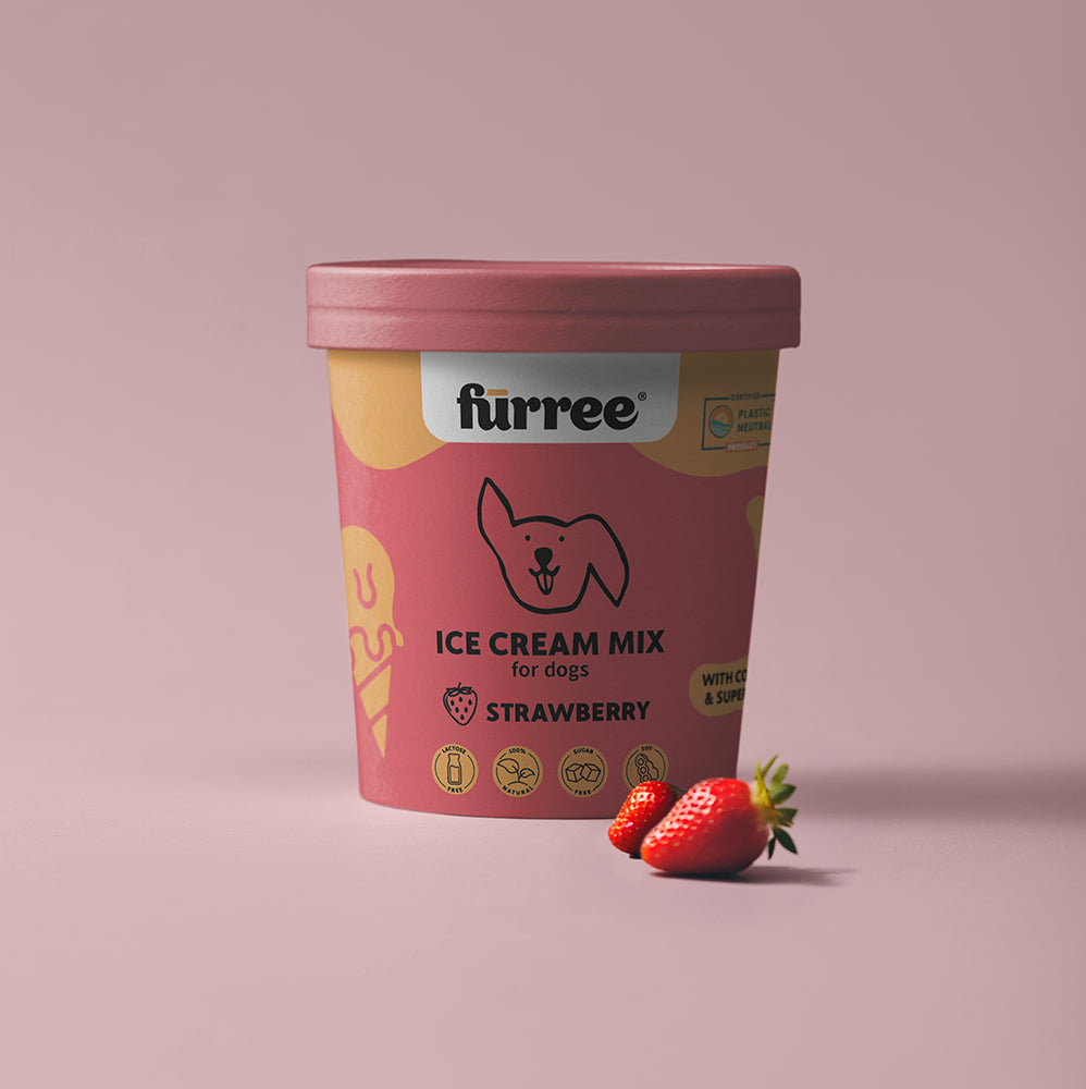 Fürree Ice Cream Mix for Dogs – Strawberry