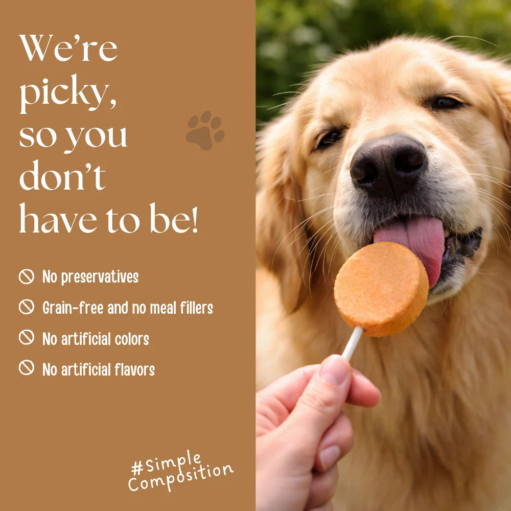 Dr Malou Freeze-Dried Meat Lollipops for Dogs - Mixed Flavours, 48g 6 pcs.