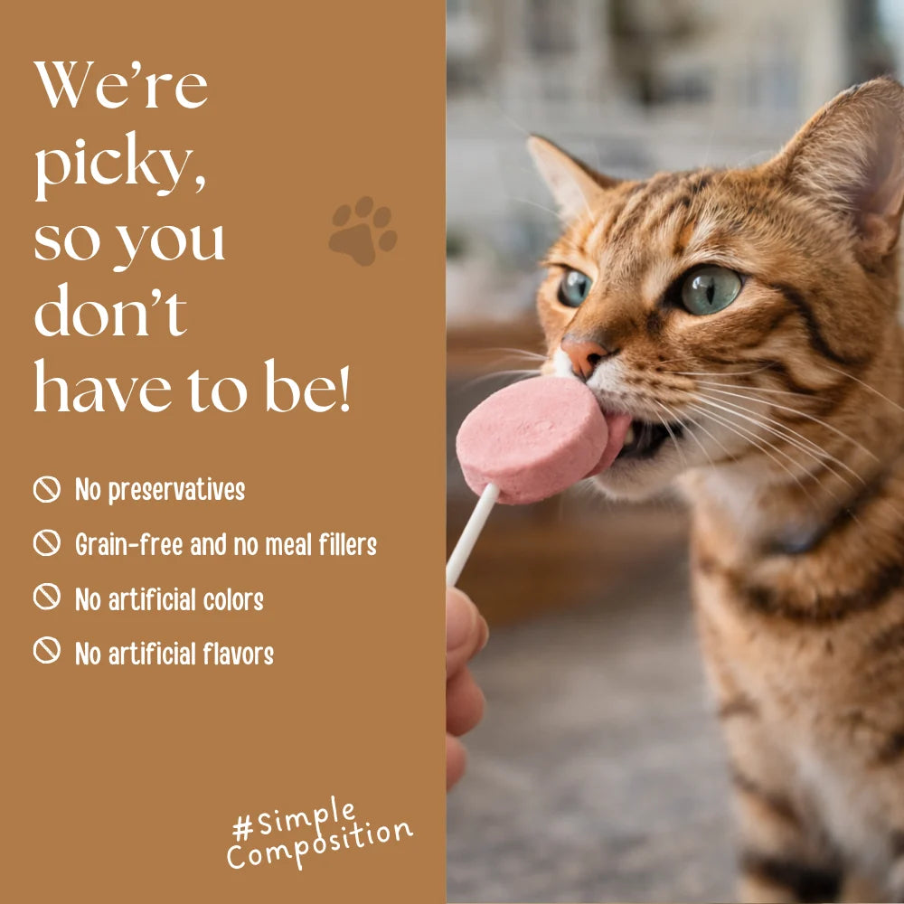 Dr Malou Freeze-Dried Meat Lollipops for Cats - Mixed Flavours, 25g 15 pcs.