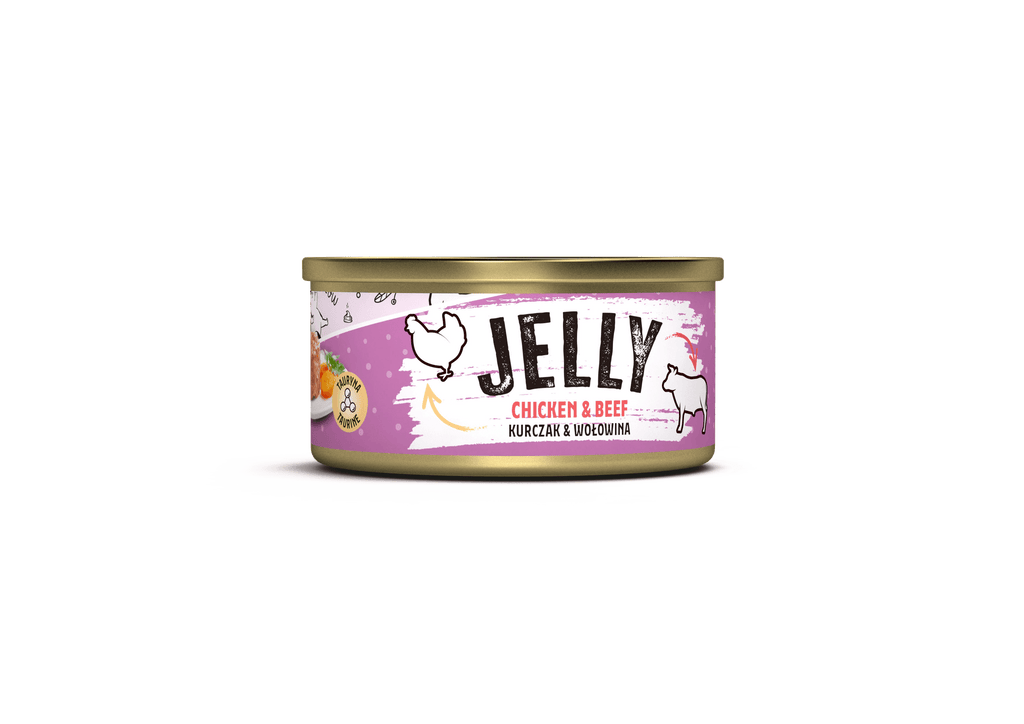 Mr. Bandit Jelly with Chicken and Beef Wet Cat Food, 80g
