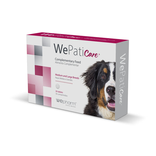 Wepharm® WePatiCare® aknu funkciju uzlabošanai vidēja un liela izmēra suņiem, 30 garšīgās tabletes