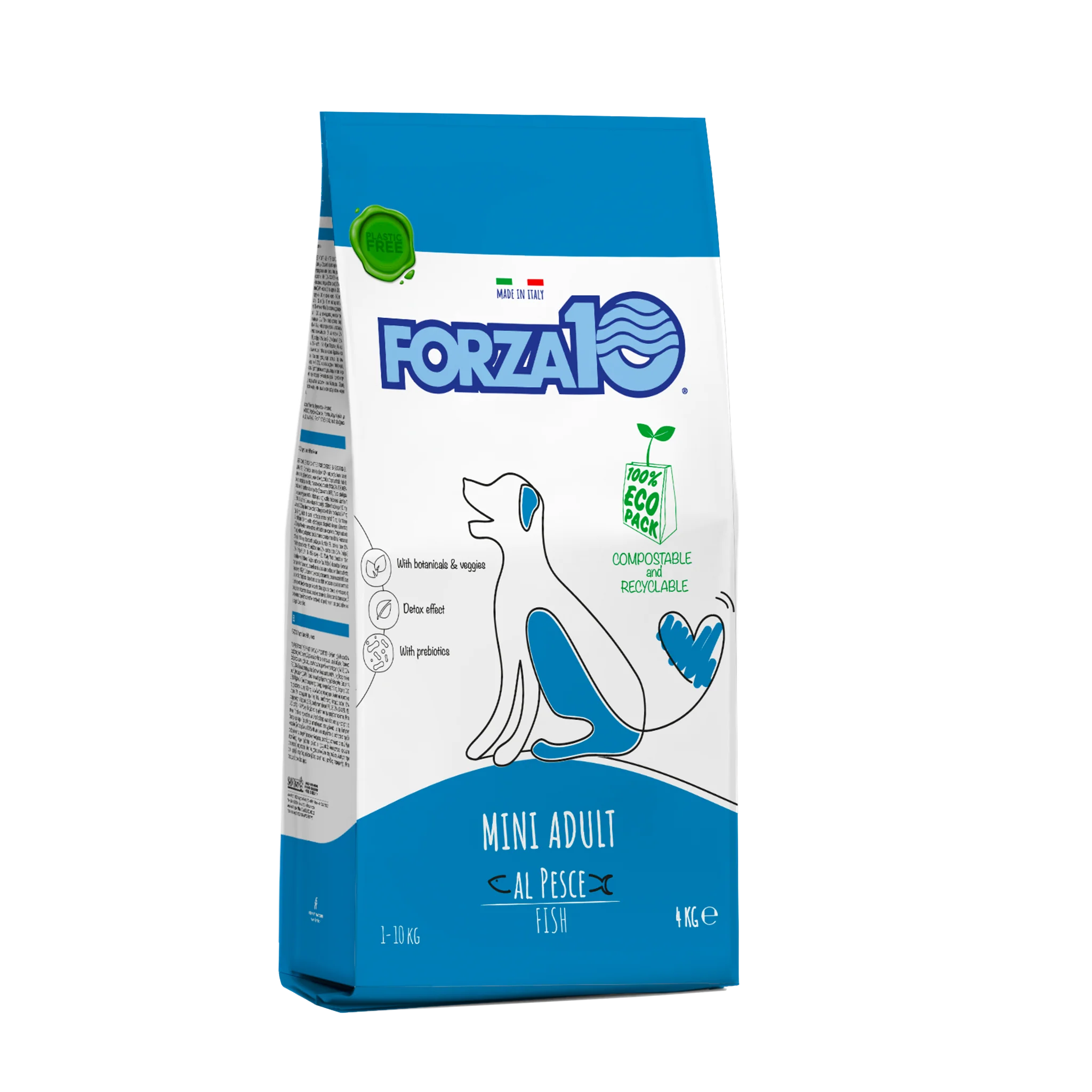 Forza10 Mini Dog Adult Maintenance Dry Dog Food with Fish, 2kg