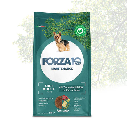 Forza10 Mini Dog Adult Maintenance Dry Food with Venison and Potato, 2kg