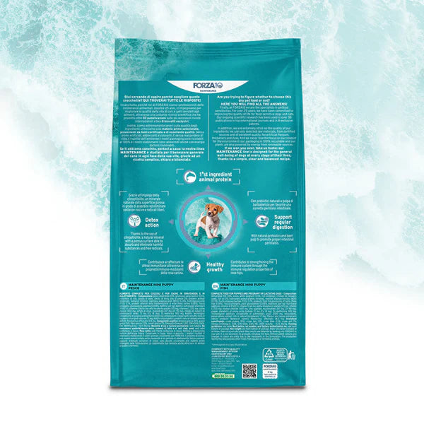 Forza10 Puppy Junior Mantenimiento Pienso Seco Con Pescado Pequeño/Mediano, 2kg